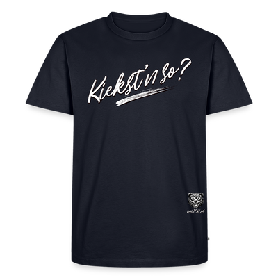 KIEKSTN SO?-Männer Premium BIO T-Shirt - Navy
