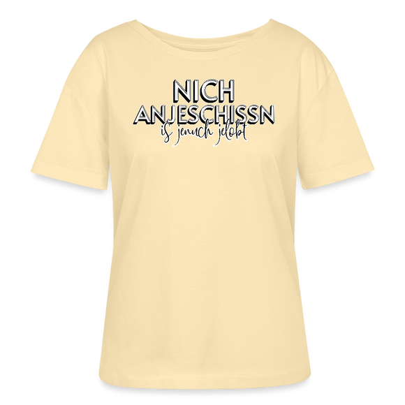 Berliner Effizienz-DIT LOB-Rundhals Frauen Bio-T-Shirt - Creme