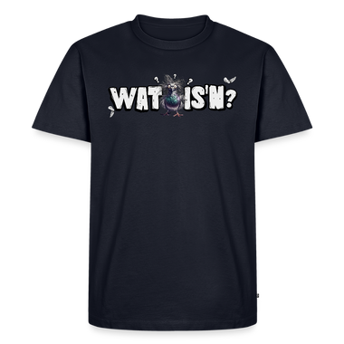 WAT ISN?-Männer Premium BIO T-Shirt - Navy