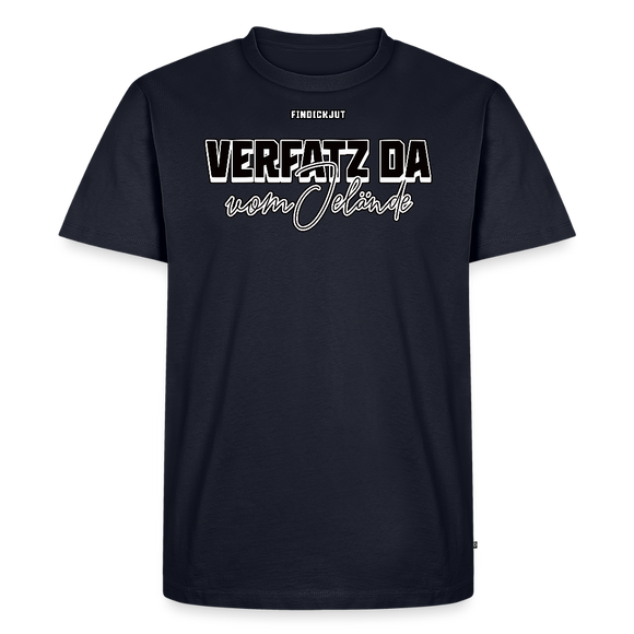 VERFATZ DA VOM JELÄNDE-Männer Premium BIO T-Shirt - Navy