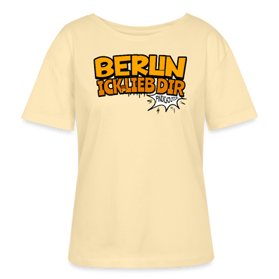 BERLIN ICK LIEB DIR-Rundhals Frauen Bio-T-Shirt - Creme