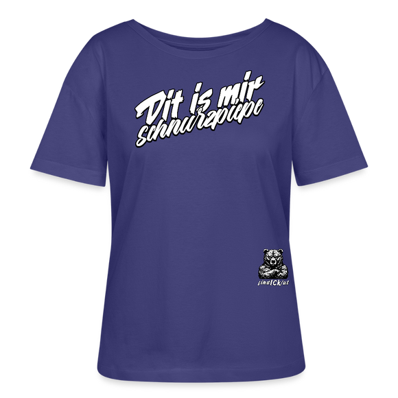 DIT IS MIR SCHNURZPIEPE-Rundhals Frauen Bio-T-Shirt - Dämmerung