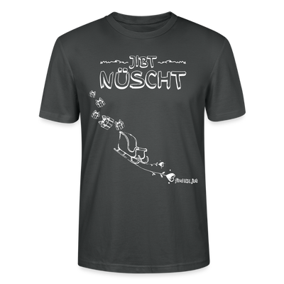 Weihnachten in Berlin 25-JIBT NÜSCHT-Unisex T-Shirt Bio II - Anthrazit