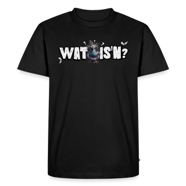 WAT ISN?-Männer Premium BIO T-Shirt - Schwarz