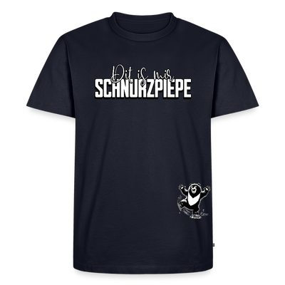 SCHNURZPIEPE-Männer Premium BIO T-Shirt - Navy