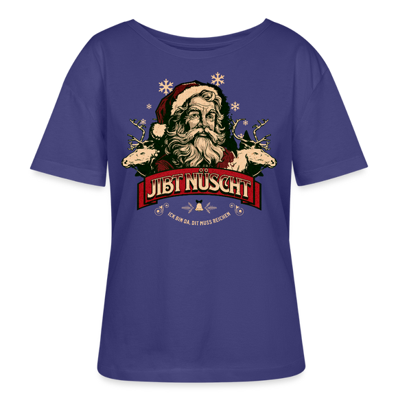 JIBT NÜSCHT zu Weihnachten-Rundhals Frauen Bio-T-Shirt - Dämmerung