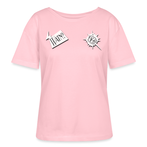 WATN? NÜSCHT!-Rundhals Frauen Bio-T-Shirt - Hellrosa