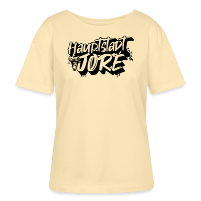Berlin Shirt-HAUPTSTADTJÖRE-Rundhals Frauen Bio-T-Shirt - Creme