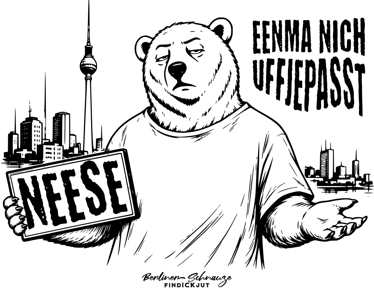 Berlin Souvenir mit echt Berliner Schnauze-NEESE
