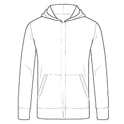 unisex  Bio Kapuzenjacke