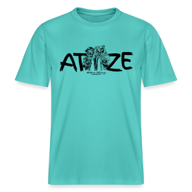 ATZE-Berlin Shirt-RELAXED FIT Unisex Organic T-Shirt - Poolblau
