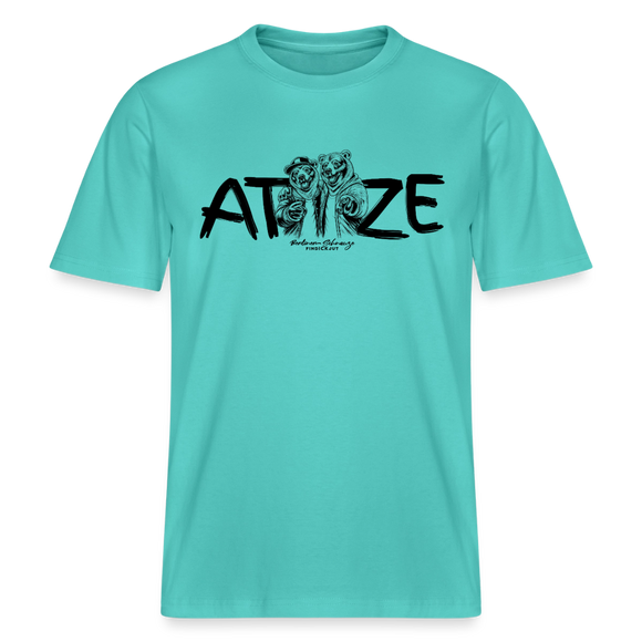 ATZE-Berlin Shirt-RELAXED FIT Unisex Organic T-Shirt - Poolblau