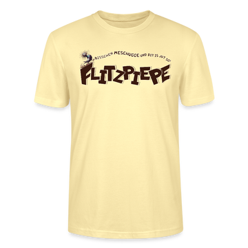 BERLINER FLITZPIEPE - Unisex BIO T-Shirt - Creme