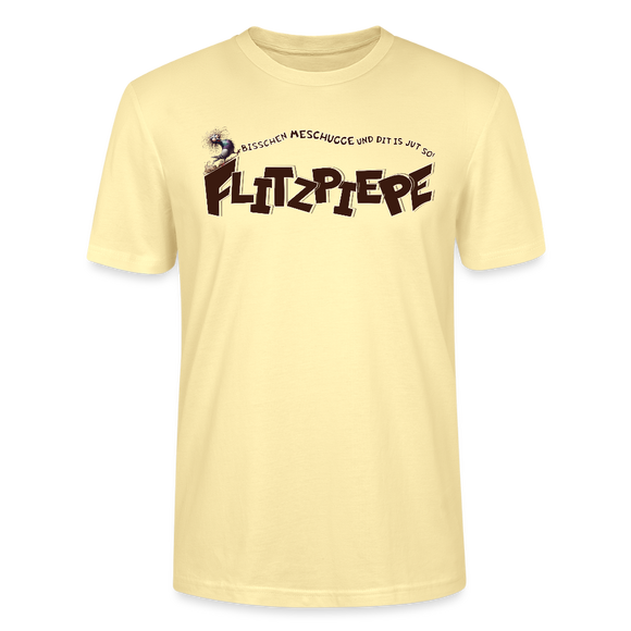 BERLINER FLITZPIEPE - Unisex BIO T-Shirt - Creme