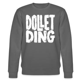 DOLLET DING-Unisex Bio-Sweatshirt - Anthrazit