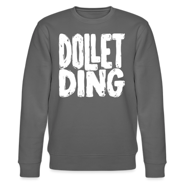DOLLET DING-Unisex Bio-Sweatshirt - Anthrazit