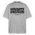 Berliner Spruch-KANNSTE KNICKEN-Oversized Unisex Bio T-Shirt - Grau meliert
