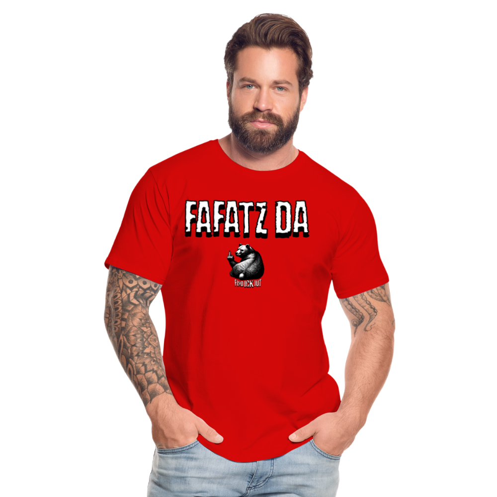 FAFATZ DA-Männer Premium Bio T-Shirt - Rot