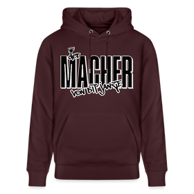 DER MACHER VON DIT JANZE - Unisex Bio-Hoodie - Maroon