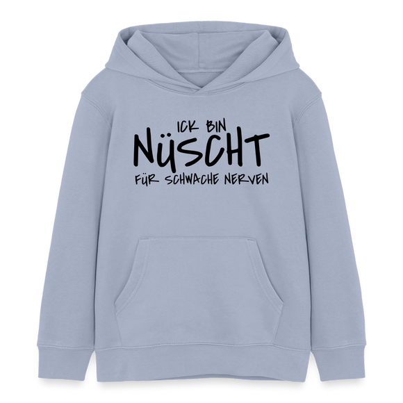 NÜSCHT FÜR SCHWACHE NERVEN-Kinder Organic Hoodie - Lavendel-Violett