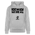 ICK MACH WAT ICK WILL-Unisex Bio-Hoodie II - Grau meliert