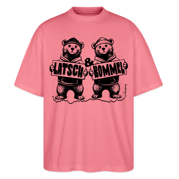 LATSCH & BOMMEL-Oversized Unisex Bio T-Shirt - Pink 