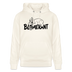 BLÜMERANT-Unisex Bio-Hoodie mit echt Berliner Schnauze - Naturweiß 
