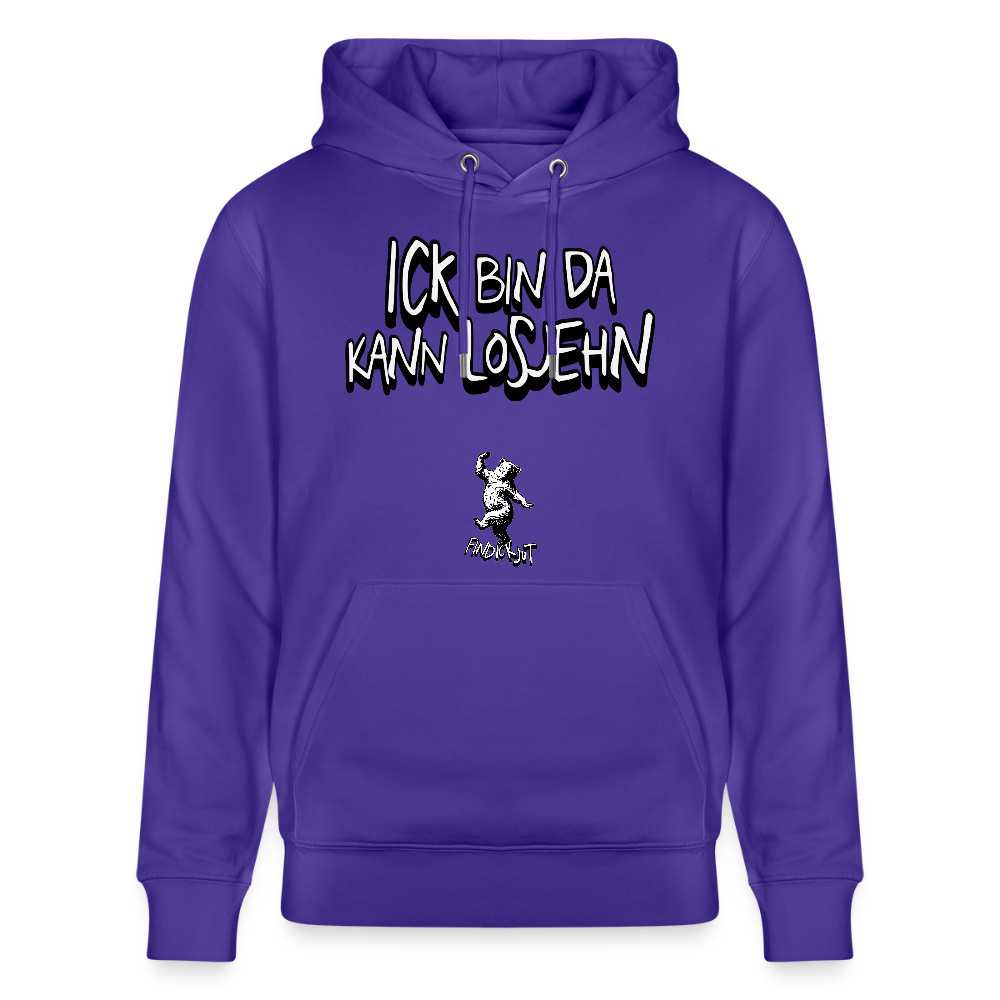 ICK BIN DA-Unisex Bio-Hoodie - Purple Love 