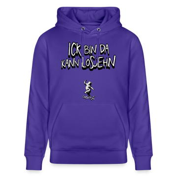 ICK BIN DA-Unisex Bio-Hoodie - Purple Love 