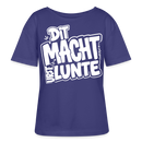 Berlin Shirt mit Spruch-DIT MACHT URST LUNTE-Rundhals Frauen Bio-T-Shirt - Dämmerung