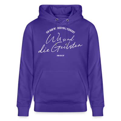 WIR SIND DIE GEILSTEN-Berlin26-Unisex Bio-Hoodie - Purple Love 