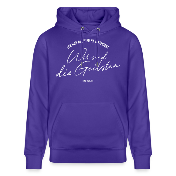 WIR SIND DIE GEILSTEN-Berlin26-Unisex Bio-Hoodie - Purple Love 