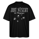 Weihnachten in Berlin-JIBT NÜSCHT - Unisex Oversize Bio-T-Shirt - Schwarz