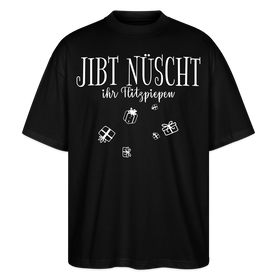 Weihnachten in Berlin-JIBT NÜSCHT - Unisex Oversize Bio-T-Shirt - Schwarz