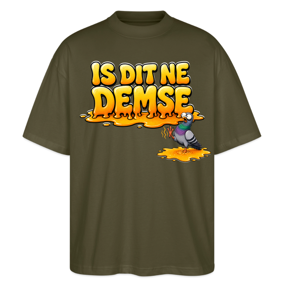 Berlin Shirt-Sommer-IS DIT NE DEMSE-Oversized Unisex Bio T-Shirt - Khaki