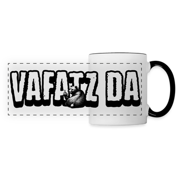 VAFATZ DA-Panoramatasse - Weiß/Schwarz
