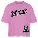 Dit is mir SCHNURZPIEPE-Frauen Boxy Bio-T-Shirt - Pink