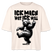 ICK MACH WAT ICK WILL-Frauen Boxy Bio-T-Shirt II - Weißgrau