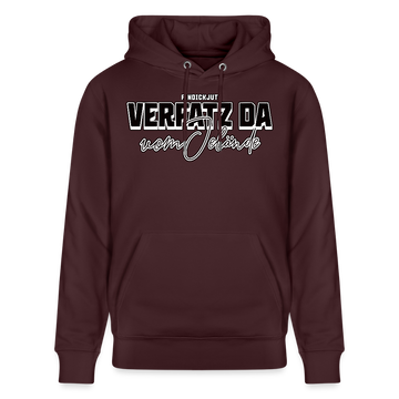 VERFATZ DA VOM JELÄNDE-Unisex Bio-Hoodie - Maroon