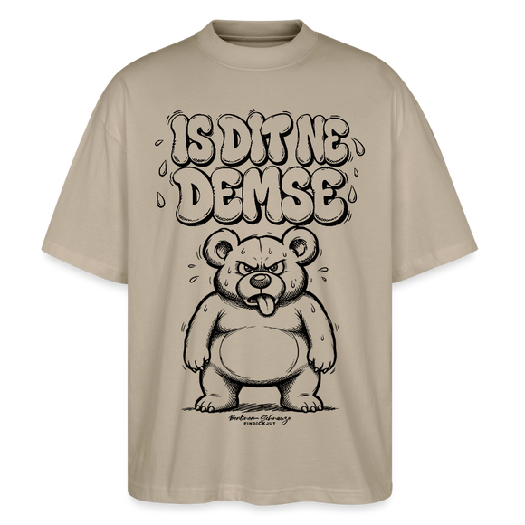 Berlin Shirt-IS DIT NE DEMSE-Oversized Unisex Bio T-Shirt-Sommer in Berlin - Steingrau