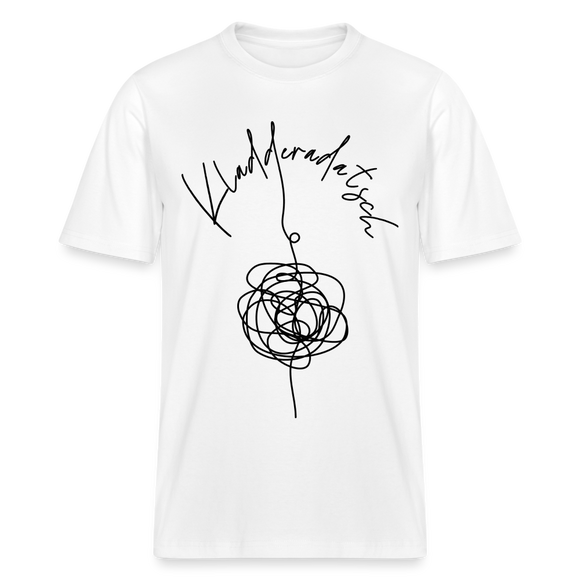 KLADDERADATSCH - Relaxed Fit Unisex Bio-T-Shirt Sparker - Weiß