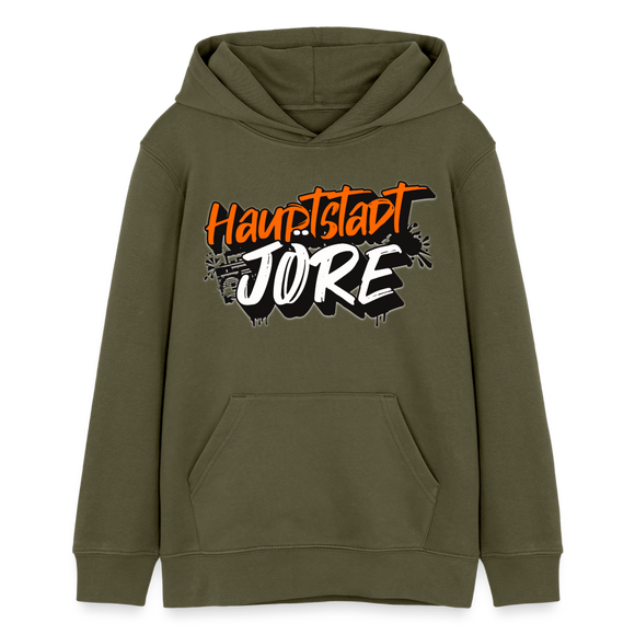 HAUPTSTADTJÖRE-Teenager Bio-Hoodie - Khaki