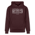 Berliner Spruch-ICK WUNDER MIR-Unisex Bio-Hoodie - Maroon