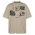 Berlin Souvenir mit Spruch-NEESE-Oversized Unisex Bio T-Shirt - Steingrau