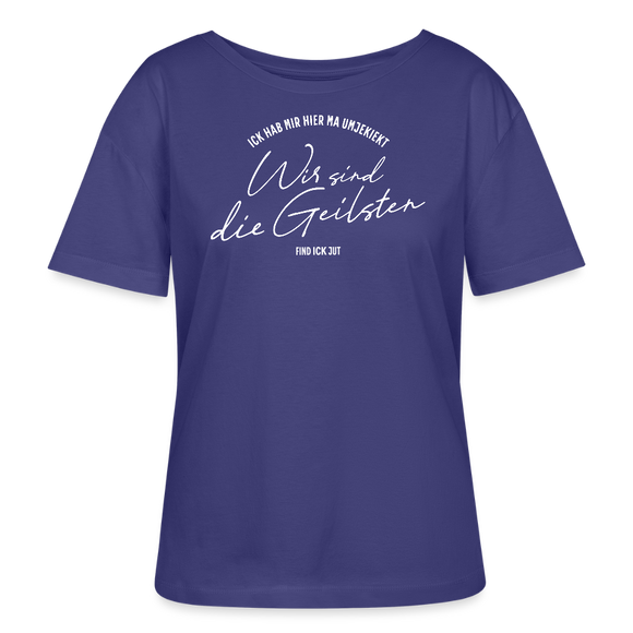 WIR SIND DIE GEILSTEN-Berlin2026-Rundhals Frauen Bio-T-Shirt - Dämmerung