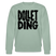 DOLLET DING-Unisex Bio-Sweatshirt - Helles Graugrün