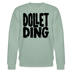 DOLLET DING-Unisex Bio-Sweatshirt - Helles Graugrün