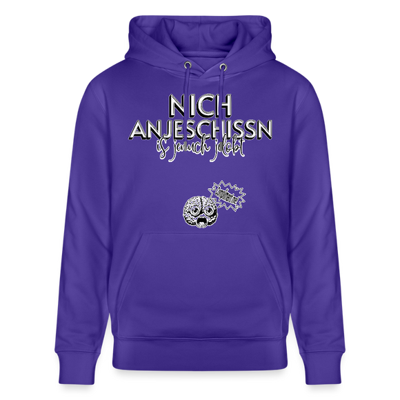 BERLINER EFFIZIENZ-'Dit Lob'-Unisex Bio-Hoodie - Purple Love 