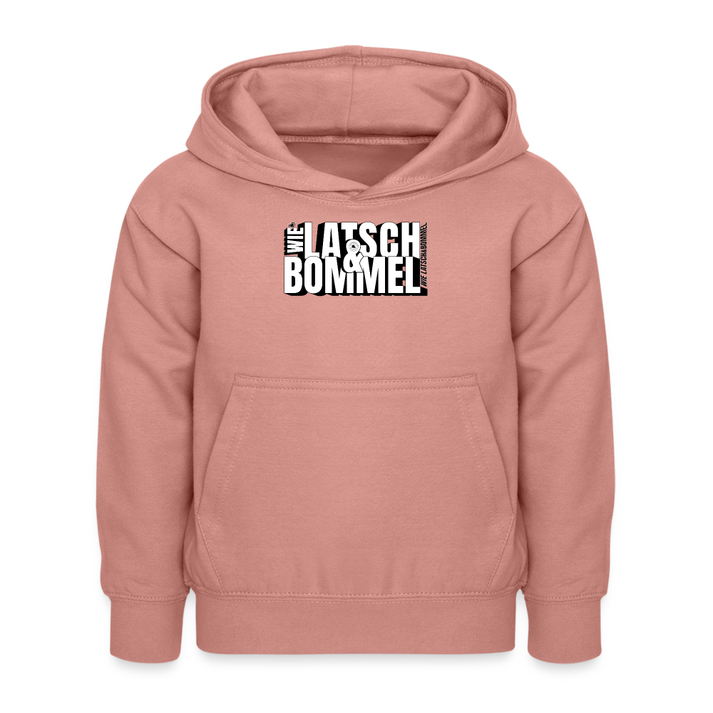 WIE LATSCH UND BOMMEL - Kinder Hoodie - Altrosa