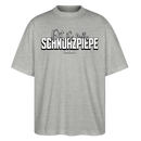 SCHNURZPIEPE-Oversized Unisex Bio T-Shirt II - Grau meliert